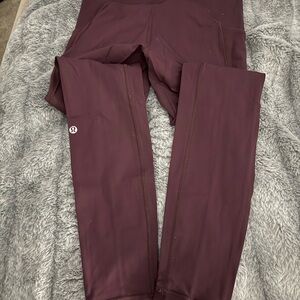lululemon athletica Plum Leggings